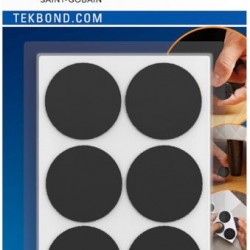 FELTRO REDONDO 30MM PRETO C/12 TEKBOND