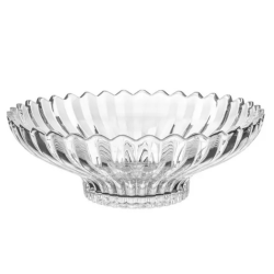 Centro de Mesa de Cristal Geneva 32,5cm x 32,5cm x 12cm 61648 Wolff