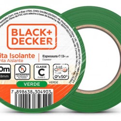 O - FITA ISOLANTE 18MMX10M VD B&D