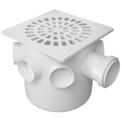 Caixa Sifonada 150X150X50 Br Quad Fortlev