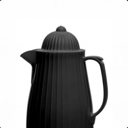 Garrafa Térmica Mini Bambu de Plástico Preta 400ml - Lyor