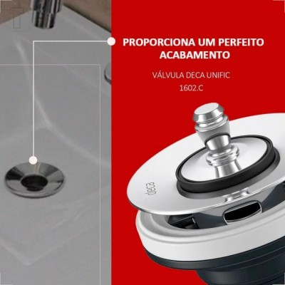 VALVULA P/LAVAT/CUBA/BIDE 1602C DECA
