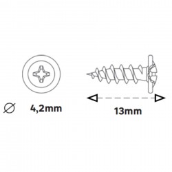 PARAF METAL METAL P. AGULHA 9,5/13