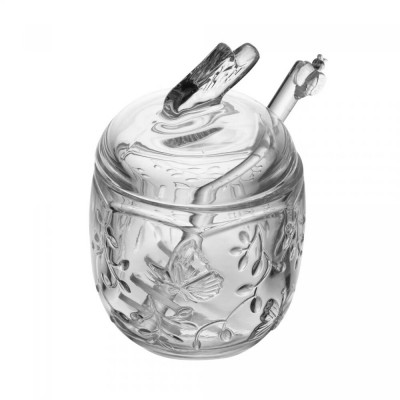 Meleira Cristal C/Pegador C/Tampa New Butterfly 220ml 220871 Lyor