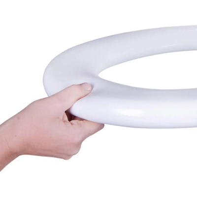 Assento Sanitario Almofadado Oval Branco 7150111 Lorenzetti