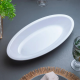 Travessa Oval Wolff Melamina 45x22,5Cm Branco 20942