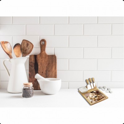 Conjunto 10 Peças Facas e Tábuas para Queijo YH0032 BTC