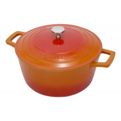 Caçarola Cook&Chef 4,3L Laranja PN24CL Mimo