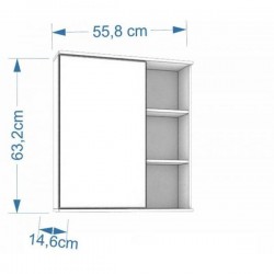 ESPELHO TREVISO 56CM BR MGM