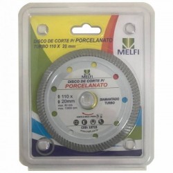 DISCO DIAMANTADO TURBO 4.1/2 110X20MM PORCELANATO MELFI