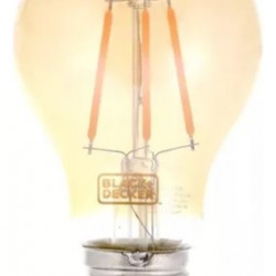 O - LAMPADA LED FILAMENTO A60 AMBAR 03W 2200K B&D