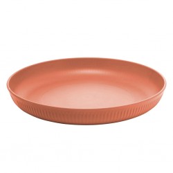 Prato P/Sobremesa Bambu e PP Stripes Marrom 20cm 221298 Lyor