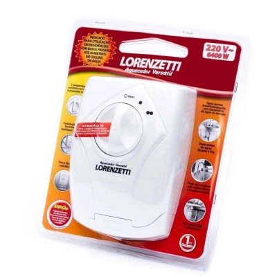 Aquecedor Lorenzetti Elétrico Versátil 3 Temp 220V 5500W