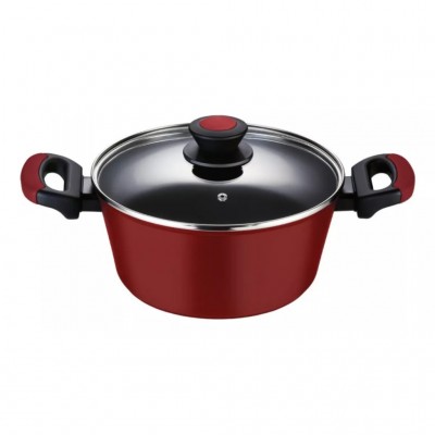 Caçarola Alumínio Forjado 24cm Everyday Vermelho - Oxford