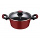 Caçarola Alumínio Forjado 24cm Everyday Vermelho - Oxford