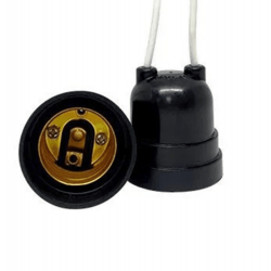 Bocal C/Rabicho E27 Pt Fertak