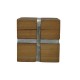 Cubo Decorativa Madeira/Metal PT/Cz Fm0214 Btc