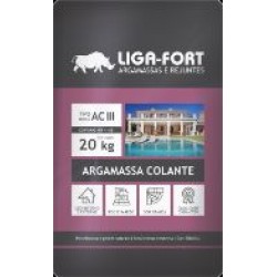 Argamassa Flex Ac3 20Kg Branca Liga Fort