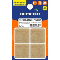 F - FELTRO ADES QUAD BG MOV PESADO 30X30 BEMFIXA