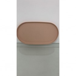 Travessa Oval Bambu PP Lines Cinza 30,5cm 220838 Lyor