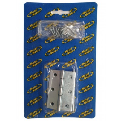 F - DOBRADICA GALVANIZADA 2.1/2 METAL NOBRE