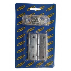 F - DOBRADICA GALVANIZADA 3 METAL NOBRE