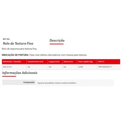 ROLO TEXT 23CM S/S 966 CONDOR