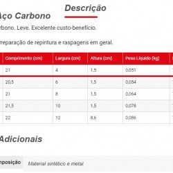 ESPATULA ACO 04CM 135 CONDOR