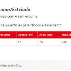 DESEMPENADEIRA ESTRIADA 17X30 855 CONDOR
