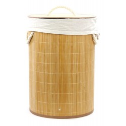 F - CESTO BAMBU C/TAMPA RED CLARA BM23263 MIMO