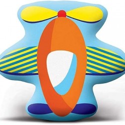 F - ALMOFADA INFANTIL TRANSFER AVIAO 34X39 LEPPER