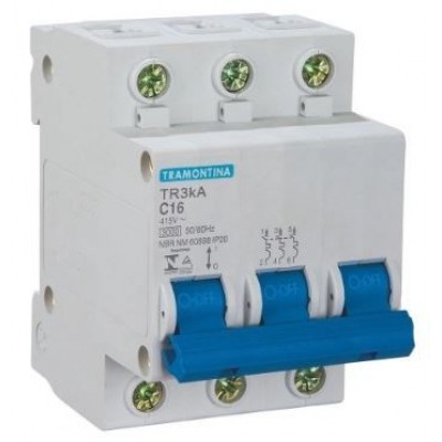 DISJUNTOR TRIPOLAR C16A TRAMONTINA