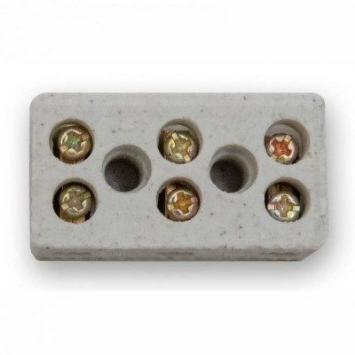 CONECTOR PORC TRIPOLAR 10MM 25A MELFI