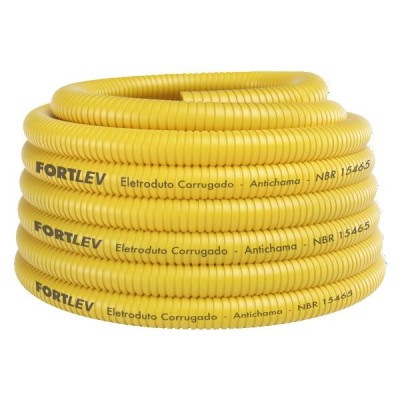 ELETRODUTO CORRUGADO 25MM FORTLEV