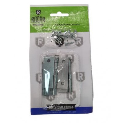 F - DOBRADICA GALVANIZADA 3 ROCHA