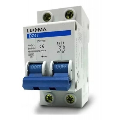 F - DISJUNTOR BIPOLAR 10A LUKMA