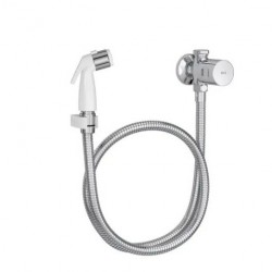 Ducha Higienica Com Derivaçao Metal Cromado/Branco 1984 C35 Deca Aspen