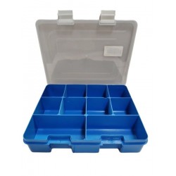 Caixa Organiz Medio 17X24 Crist/Az Global Plastic