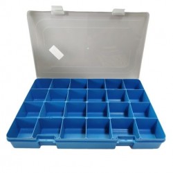 Caixa Organiz Grande 22X37 Crist/Az Global Plastic