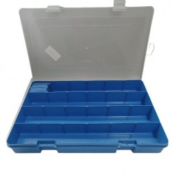 Caixa Organiz Grande 22X37 Crist/Az Global Plastic