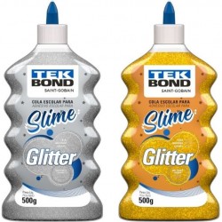 UD - SLIME GLITTER PRATA 500G TEKBOND