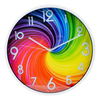 Relogio de Parede Redondo Cim Toys 30Cm Multicolor