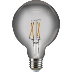 O - LAMPADA LED FILAMENTO G125 BLACK 03W 2200K B&D