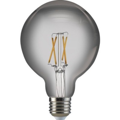 O - LAMPADA LED FILAMENTO G125 BLACK 03W 2200K B&D