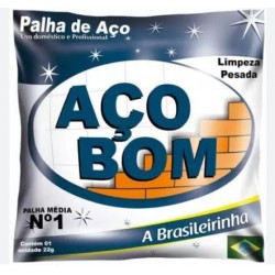 PALHA DE ACO SORTIDA 22G AÇO BOM