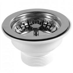 VALVULA AMERICANA 3.1/2  ABS CROMADA GLOBAL PL