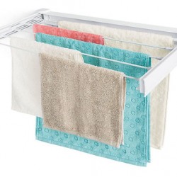 Varal Retrátil de Roupas Reforçado Branco de Plástico OR16390 Ordene