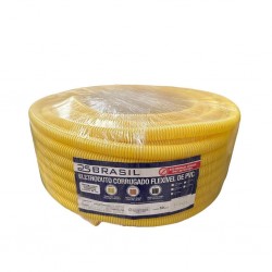 Eletroduto Conduite Corrugado PSBRASIL 25mm RL C/10m Amarelo