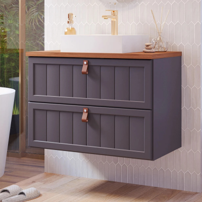 Armario Sense 60Cm Titanium/Freijo Mgm