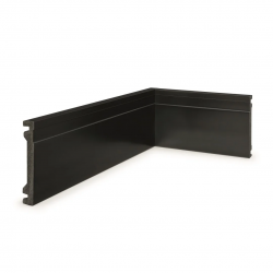 Alizar Poliestireno Ecomex Frisado 15Cmx2,40M Preto